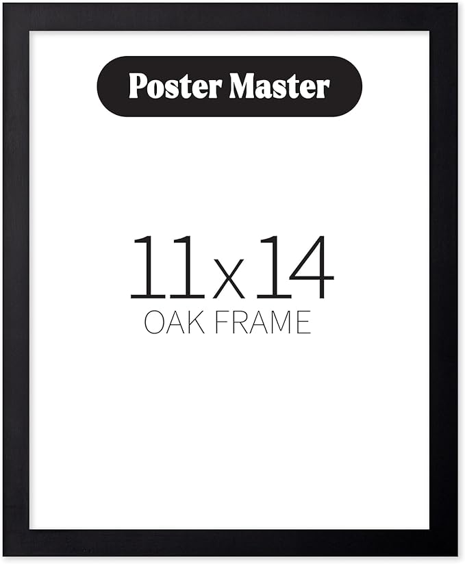Marco de Madera para Cuadros Poster Master 11x14" | Roble Negro | Arte de Pared