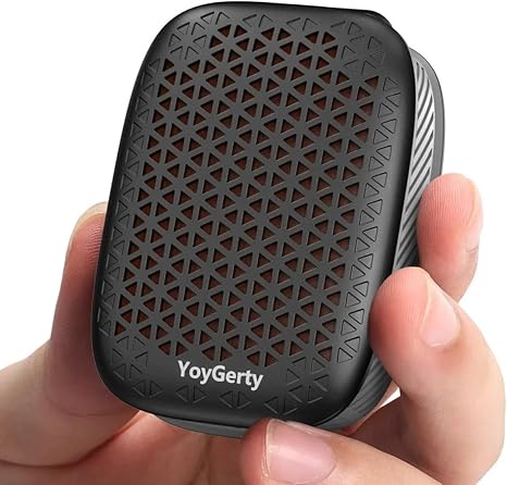 Altavoz Bluetooth 5.4 ponible actualización 2025, IPX7, impermeable, con clip, mini altavoces inalámbricos portátiles, micrófono integrado, música/llamadas manos libres para trabajo/ciclismo
