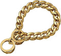 Collar para perros Gold Dog Collar Strong NK P Chain de acero inoxidable resistente para paseos y entrenamiento de perros pequeños, medianos y grandes