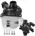 Bomba de agua y termostato eléctricos MUNIK 11517632426 para BMW Serie 1 3 5 6 7 X3 X4 X5 X6 Z4 335i 535i 640i xDrive 740Li xDrive35i M40i xDrive40is/35is. Reemplaza las piezas n.° 11517588885, 11537601158 y 0711990540.