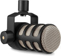 Micrófono Dinámico RØDE PodMic | Cardioide para Broadcast | Montaje Basculante Integrado | Para Podcasting, Streaming, Gaming y Voz | Negro