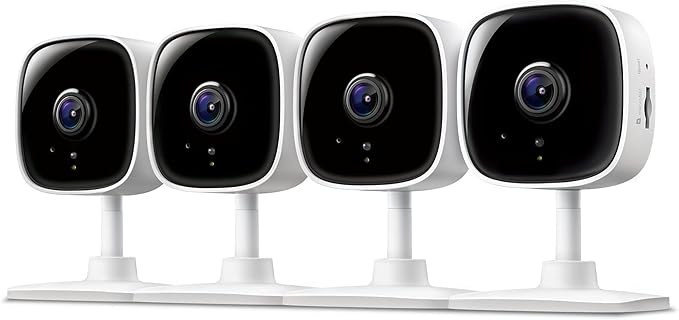 Tapo Cámara de seguridad interior 1080P para monitor de bebé, cámara para mascotas con detección de movimiento, sirena de audio de 2 vías, visión nocturna, almacenamiento en la nube y tarjeta SD