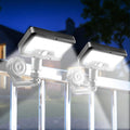 Luces Solares con Sensor de Movimiento y Iman | 92 LEDs, Giro 360 Grados, 600LM 6000K, Impermeables para Cerca (Pack 2)