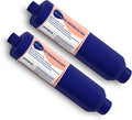 Filtro Agua Inline WELLUCK Autocaravana Reduce Cloro Olor, 2 Paquetes Manguera Agua Accesorios Camping Autocaravana Casa Rodante Barco Marina Bebida Huerto Lavado Auto