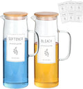 Dispensadores de detergente KitHero, juego de 2 recipientes de 1,4 L
