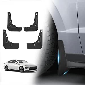 Guardafangos Muslogy para Hyundai Sonata 2024-2026 — 4 Piezas ABS, Sin Perforación, Todos los Climas
