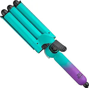 Rizador de Cabello Bed Head Wave Affair — Ondas Jumbo de 3 Barriles con Guante Protector de Calor
