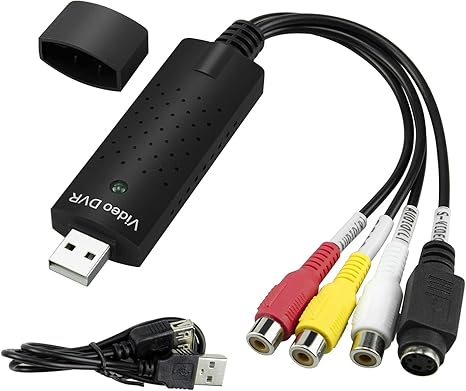 Conversor VHS a DVD con USB 2.0 para Win 2000/Win XP/Win Vista/Win 7/Win 8