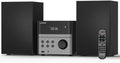 Compact Micro Hi-Fi Stereo System with CD Player, Bluetooth, FM Radio, USB Playback, Aux-Input & Earphone Output, 30W Stereo Sound, Remote Control