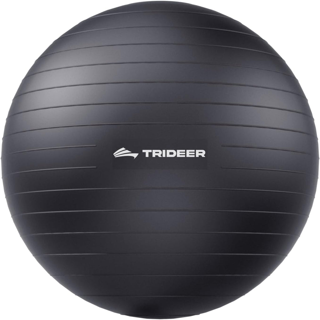 Trideer Pelota de Ejercicio para Yoga, Pilates y Fitness | Balon de Estabilidad para Gimnasio en Casa y Silla de Oficina | Incluye Bomba (5 Tamanos)