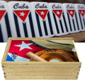 Domino Cubano Doble Nueve | Fichas con Bandera de Cuba | Juego Tradicional Cubano Ideal para Regalo