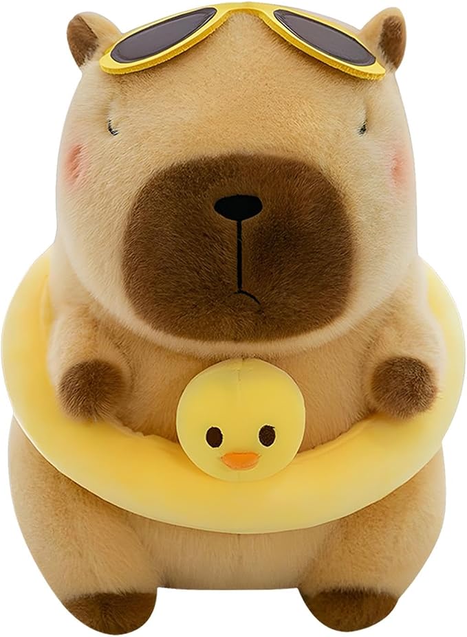 Cubre Cabeza de Palo de Golf Capybara con Flotador – Peluche Divertido para Driver 460cc, Híbridos e Hierros