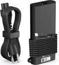 Cargador USB C de 130 W compatible con cargador de laptop Dell tipo C, cable de alimentación de CA delgado - Precisión 5550 5560 5570 5750 3560 XPS 15 9500 9575, XPS 17, Latitude 7410 7310 USB C