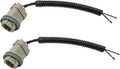 2 conectores de arnés para luz de matrícula compatibles con Ford F150 F250 F350 F450 F550 Super Duty Ranger Explorer Bronco Excursion Expedition de 1999 a 2015. Reemplazo F57Z13234AA