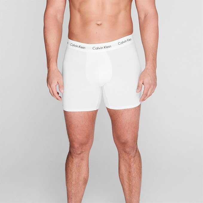 Calvin Klein Calzoncillos Bóxer Brief Clásicos de Algodón para Hombre (3 unidades)