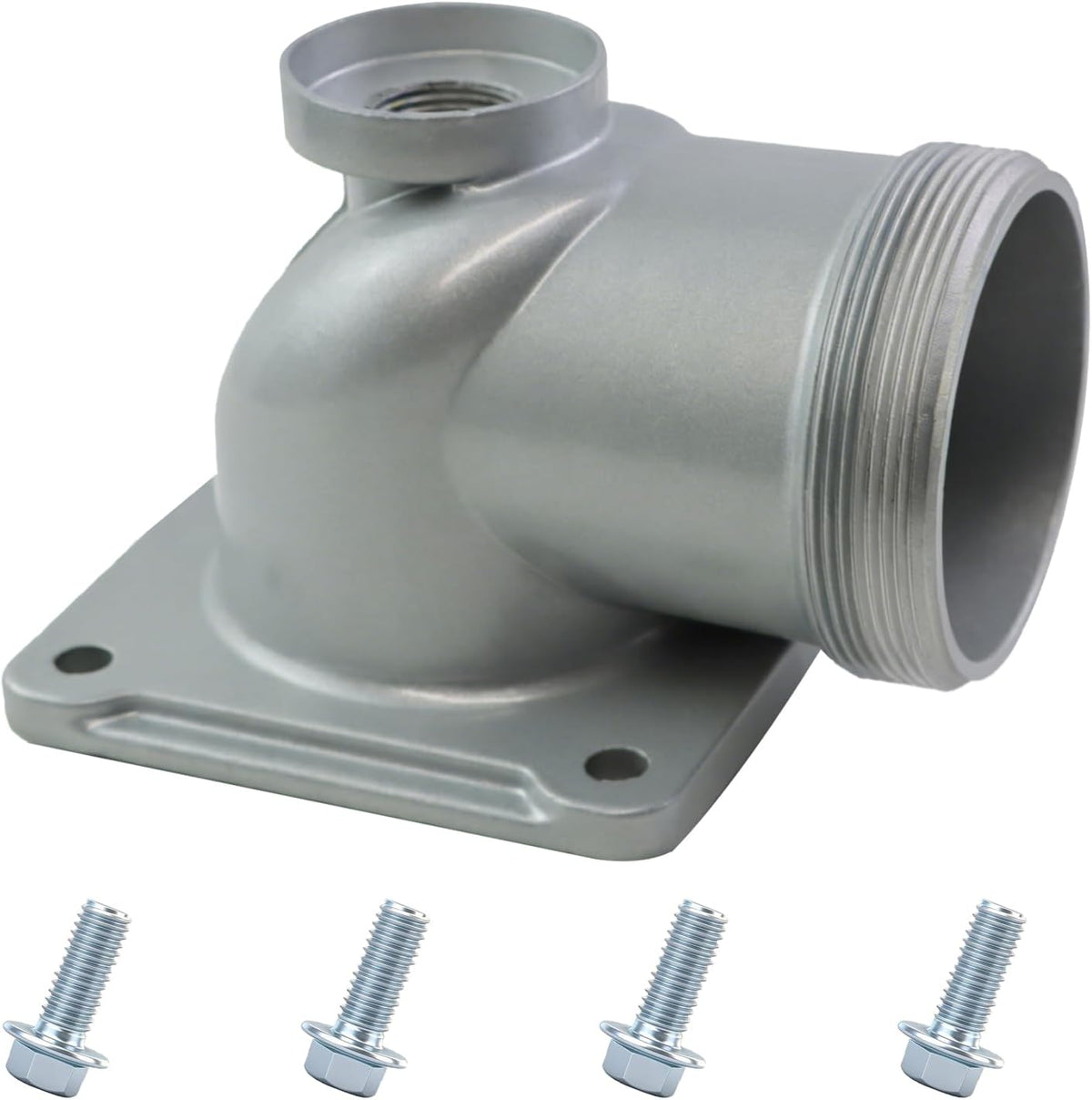Abliubale Salida Roscada NPT 3'' con 4 Pernos – Repuesto para Bomba de Agua Honda WB30 / WB30XT3A