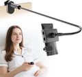 Kefotic Gooseneck Tablet Holder for Kindle Reading in Bed with Page Turner Remote, Hands Free Desk Bedside Lazy Arm Stand for Kindle Accessories, Gifts for Readers