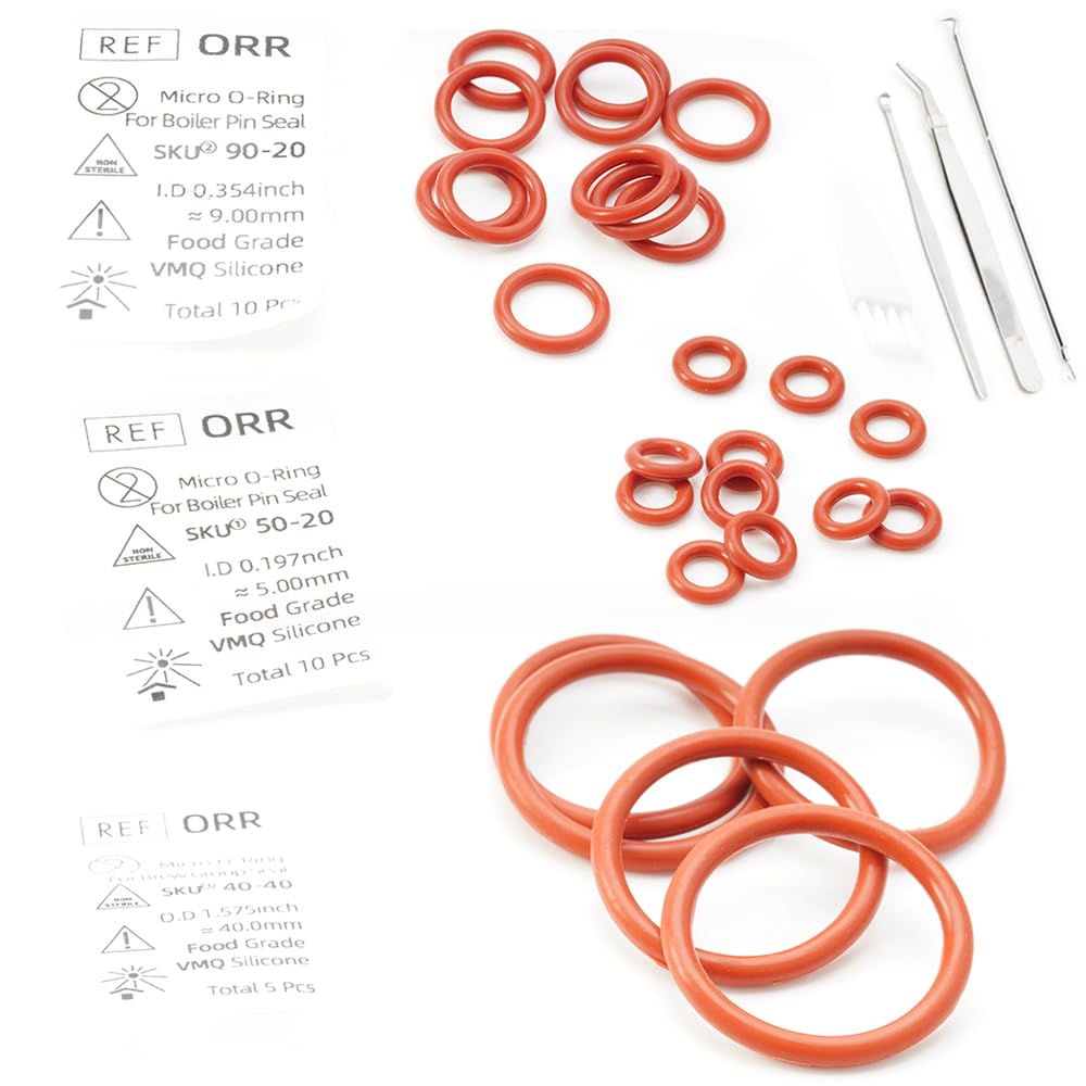 Kit de Reparación O-Ring de Silicona Grado Alimenticio para Cafeteras Philips (Estándar)
