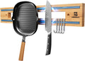 Soporte magnético para cuchillos de pared, tira magnética de madera de 42 cm (16,5 pulgadas) para guardar cuchillos, úselo como barra para cuchillos, estante para cuchillos, organizador de utensilios de cocina, montaje en pared, ideal para inauguración