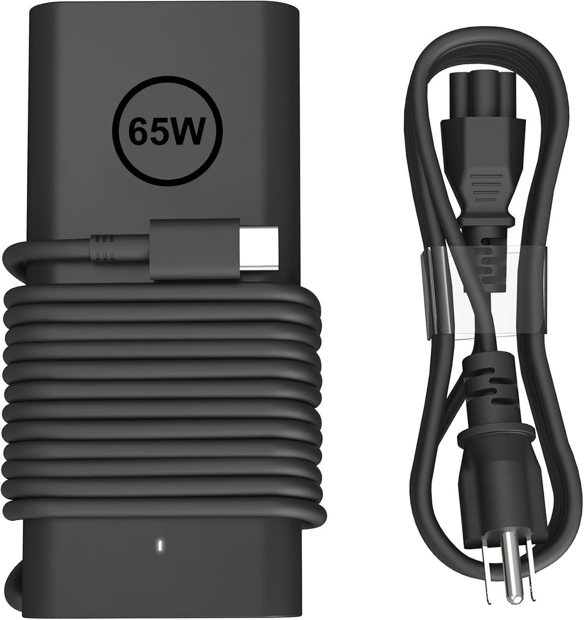 Adaptador de corriente USB C POWJDWZ de 65 W, cargador para portátil compatible con Dell Latitude 3450, 5520, 7420, 5420, 5550, 5450, 5440, 5430, 5540, 5530, 7440, Inspiron 14, 16, XPS 13, Chromebook 3100, ordenador, cable de alimentación tipo C.