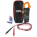 Pinza amperimétrica digital Klein Tools CL120, rango automático de 400 amperios CA, voltaje CA/CC, resistencia, continuidad, detector de voltaje sin contacto.