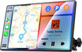 Pantalla portátil inalámbrica Apple Carplay Android Auto para coche, radio táctil de 9 pulgadas con Bluetooth, control de voz, reproducción de coche para todos los vehículos