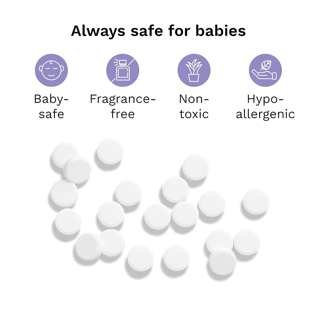 Baby Brezza Tabletas de jabón detergente para lavadoras de botellas, 120 tabletas