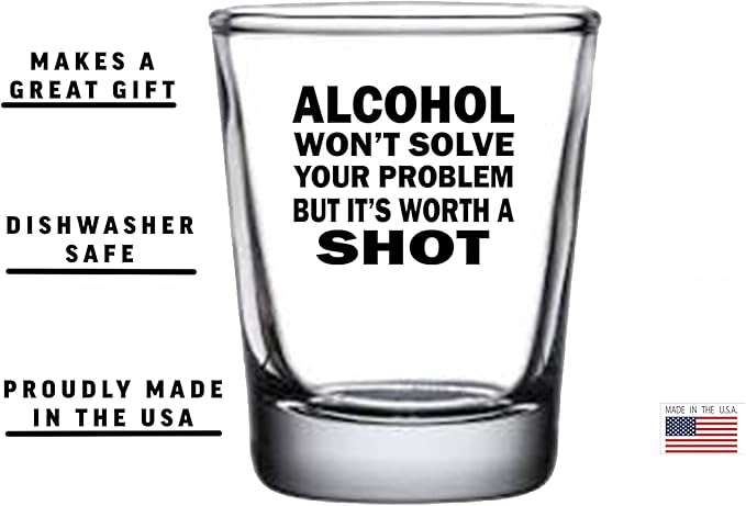Set de 12 Vasos de Chupito Divertidos 1.5oz – Rogue River Tactical | Regalo Original