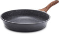 Sartén antiadherente SENSARTE, sartén para tortillas con revestimiento de granito suizo, sartén de chef para cocinar con piedra saludable, libre de PFOA (24 cm)