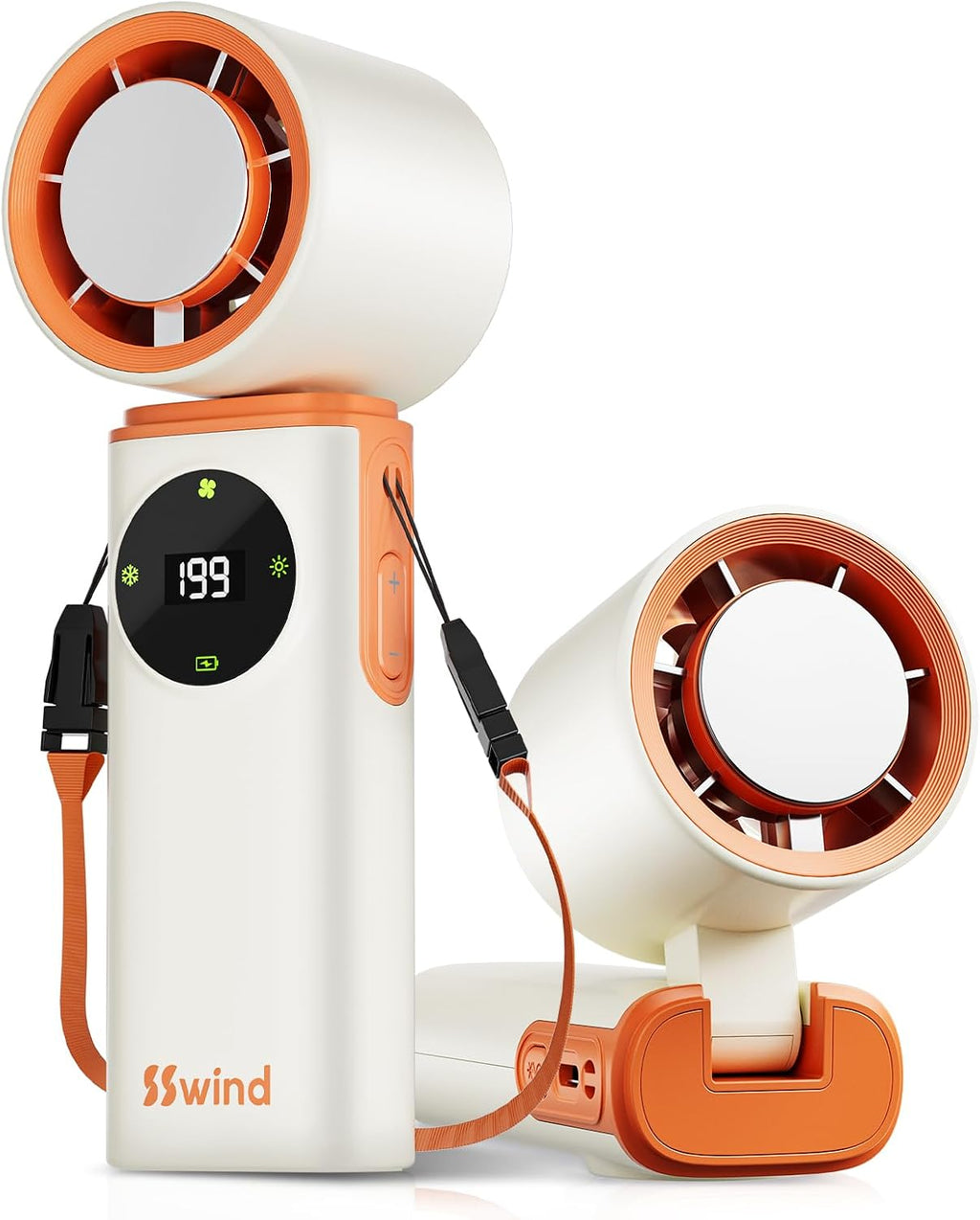 Solo ventilador, sin accesorios: Ventilador portátil SSWind 6000 mAh