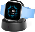 Vipcase Base Cargador para Fitbit Sense, Sense 2, Versa 3 y Versa 4 | Soporte Magnetico con Cable USB-C | Accesorio para Smartwatch Fitbit | Negro