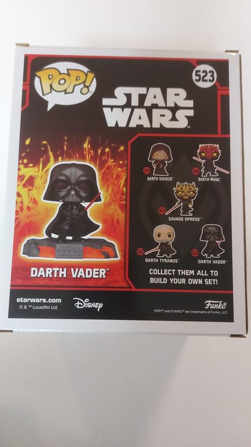 Funko Pop! Darth Vader Brilla en la Oscuridad #523 – Star Wars Red Saber Series Vol.1 | Edición Especial