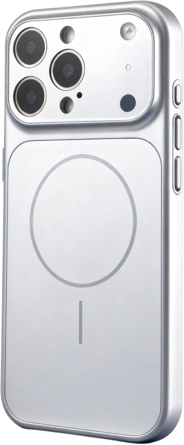 Funda Erlova Magnetic para iPhone 14 Pro Max – Compatible MagSafe, Grado Militar, Plata