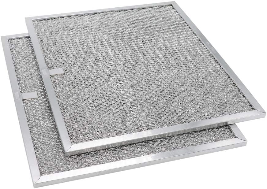 Filtro de Aluminio AMI PARTS BPS1FA30 para Campana Extractora Broan – 11-3/4"x14-1/4"x3/8", Pack 2 – Con Golpe Leve