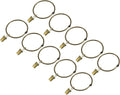14 Anillas para Cortinas con Clips uxcell – Acero al Carbono, Color Bronce, 7,6 cm (3") de Deslizamiento Suave