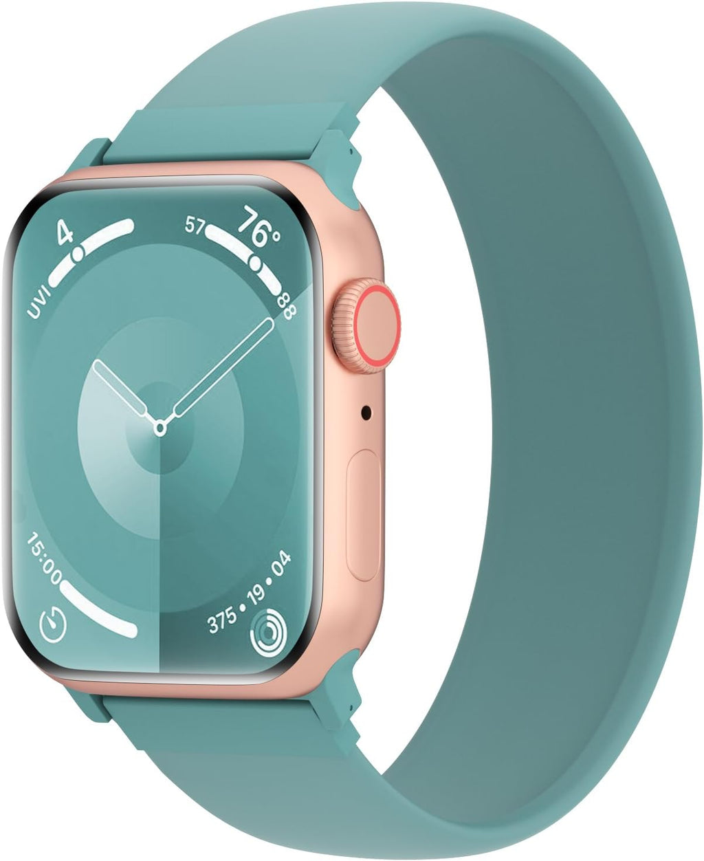 Correa de Silicona Arctime Solo Loop para Apple Watch – Deportiva Elástica, Múltiples Tallas