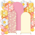 SOLO SE INCLUYEN LAS CUBIERTAS-Set de Decoración de Cumpleaños Foilswirl  | Cubiertas de Arco Spandex 4-6ft
