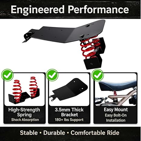 CILOYU Kit de Resortes de Suspensión de Asiento para Mini Bike Coleman CT200U-EX y Hisun HS200-3