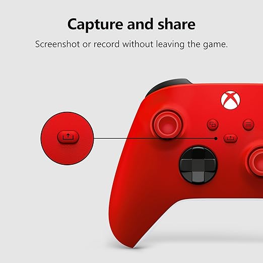 Xbox – Control Inalámbrico Gaming 2025 | Pulse Red | Compatible con Xbox, Windows, Android, iOS, Smart TV y VR