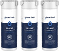 GLACIER FRESH XWF - Repuesto para filtro de agua de refrigerador GE XWF (paquete de 3) (no XWFE) 