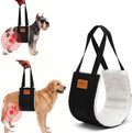 S-ETOVUS Arnes de Soporte para Patas Traseras de Perro | Cabestrillo de Levantamiento con Velcro | para Perros Grandes con Artritis o Rehabilitacion | Mediano