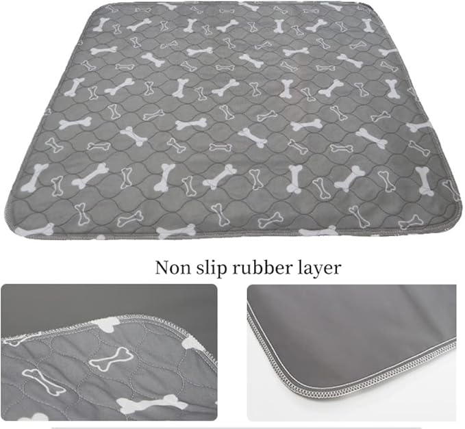 AAPIE Cama para mascotas, tapete para perro y gato, manta para mascotas con huellas de patas, tapete de felpa prémium para pañales, funda de asiento para productos para mascotas con respaldo