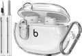 Funda Protectora Transparente para Beats Studio Buds y Buds+ — Con Clip, Kit de Limpieza y Llavero, Compatible 2021/2023