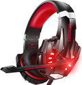Auriculares Gaming BENGOO Estéreo con Micrófono y Luz LED – PS4, PC, Xbox One | Cancelación de Ruido