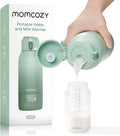 Calentador Botellas Portátil Momcozy Viaje Dos Modos Calentamiento Leche Materna Agua Calentador Leche Rápido Batería Larga Duración Capacidad 500 ml Necesidades Día