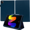 Funda BOVUGAC para TCL TAB 8 Gen 2 8.7" | Soporte Plegable, Porta Lápiz y Correa de Muñeca (Azul Oscuro)