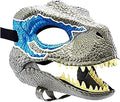Máscara de Dinosaurio Velociraptor Oulores – Látex con Mandíbula Móvil | Halloween, Cosplay y Fiestas Temáticas
