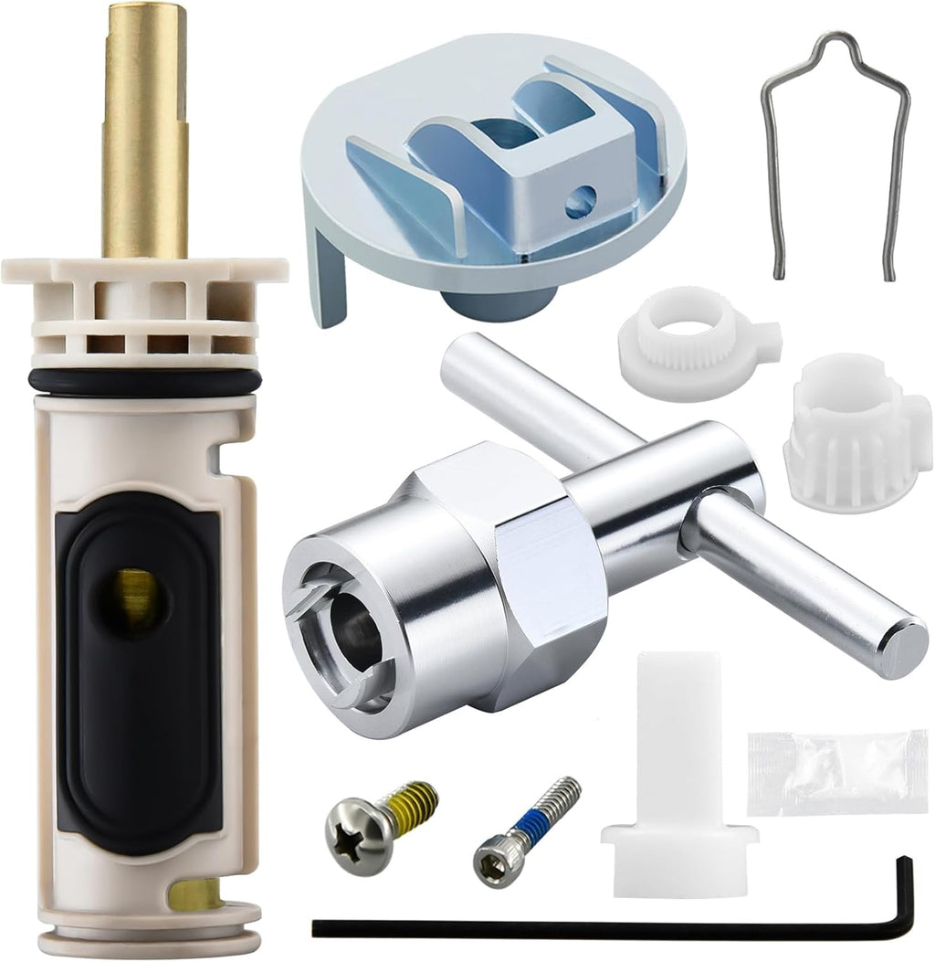 ⚠️ USADO | FALTA UNA PIEZA - Kit Cartucho de Extractor para Ducha Moen 1222 Núcleo Latón | Posi-Temp