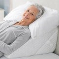 Almohada Cuna para Apnea del Sueno | Altura Ajustable 12 Pulgadas, Alivio de Reflujo, Ronquidos y Post-Cirugia