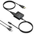 Adaptador HDMI ARC/eARC a Óptico 192KHz 24bit – Soporte PCM 2.0, Dolby 5.1 y DTS 5.1, Plug and Play para TV, Home Theater y Audífonos Inalámbricos